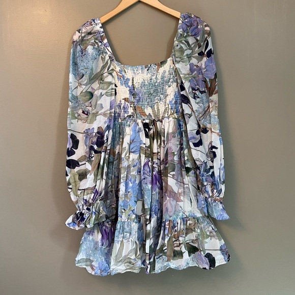 & Other Stories Floral Mini Dress - Picture 5 of 7